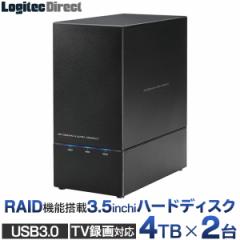 Otn[hfBXN 4TB~2 USB3.1 Gen1iUSB3.0j RAIDΉ {  LHD-2BRH80U3