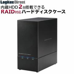 RAID@\ n[hfBXNP[X 2䓋ډ\ SATA USB3.1 Gen1iUSB3.0j  LHR-2BRHU3 WebN_CNg