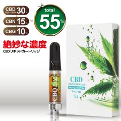CBD ���L�b�h 55% �J�[�g���b�W ���e��1ml CANNACREATE ���Z�x �f�B�X�e�B���[�g �e���y���L�x CBD�y�� cbd vape CBD �d�q�^�o�R �x�C�v 