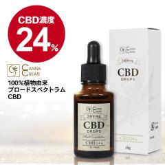 CBD �I�C�� 10g ���Z�x 24% CBD2400mg ���i�� �f�B�X�e�B���[�g  �h���b�v �f�B�X�g���[�g �������� CANNACREATE CBG CBDV D-24%10