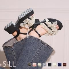 �yMAX20��OFF�N�[�|���z �T���_�� ���f�B�[�X �ĐV�� ����T���_�� 6.5cm ���� �t���� �`���[�� �V�A�[ ���� �A���N�� �X�g���b�v �u���b