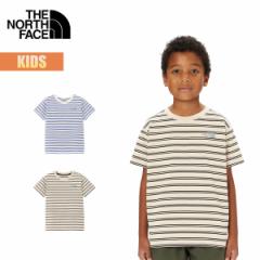 m[XtFCX TVc LbY  THE NORTH FACE V[gX[u{[_[eB[ Kids S/S Border Tee {[_[ ylR|Xz