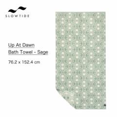 X[^Ch oX^I SLOWTIDE Up At Dawn Bath Towel Sage r[`^I ^IuPbg XE^Ch IeK 炩
