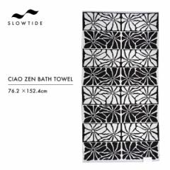 X[^Ch oX^I SLOWTIDE Ciao Zen Bath Towel Black r[`^I ^IuPbg XE^Ch IeK 炩