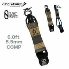 t@C[C[ T[t{[h [VR[h X[^[fUC 6.0tB[g 5.5~ Rv FIREWIRE SLATER DESIGNS Leash 6.0ft