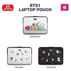 BTS 公式グッズ☆BT21 LAPTOP ポーチ 13インチ☆バンタン POUCH/おまけ