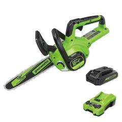 �����o�� greenworks 24V �o�b�e���[�`�F���\�[ 300mm CS24BB2 �[�d�� �o�b�e���[�E�[�d��t��
