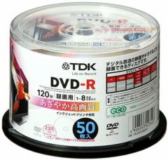 TDK ^pDVD-R fW^^Ή(CPRM) zCgChv^u 1-8{ Xsh50pbN DR120DPWB50PU