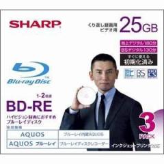 SHARP ^pu[CfBXN BD-RE 25GB(1w) 1-2{Ή JԂ^p CNWFbgv^Ή 3 VR-25B