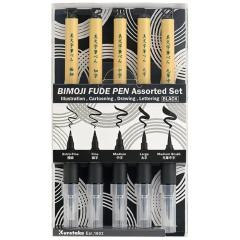���|�@BIMOJI FUDE PEN Assorted set/ �T�{�Z�b�g�@XT/5V2