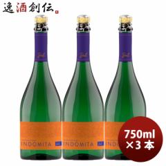 スパークリングワイン インドミタ エスプマンテ ブリュット シャルドネ チリワイン 750ml × 3本 お酒 のし・ギフト対応不可
