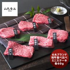 ６大ブランド和牛食べ比べミニステーキ のし・ギフト対応不可