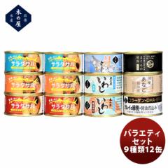 木の屋石巻水産 バラエティーセット９種１２缶 のし・ギフト対応不可
