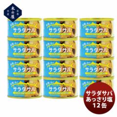 木の屋石巻水産 サラダサバあっさり塩１２缶セット のし・ギフト対応不可