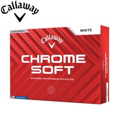 �L�����E�F�C �N���� �\�t�g �z���C�g �{�[�� 2024 �z���C�g 1�_�[�X ���{���K�i Callaway CHROME SOFT WHITE
