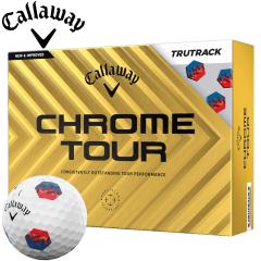 �L�����E�F�C �N���� �c�A�[ �g�D���[�g���b�N �{�[�� 2024 �z���C�g 1�_�[�X ���{���K�i Callaway CHROME TOUR TRUTRACK