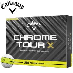 LEFC CHROME TOUR X 360 YELLOW STRIPE{[ 1_[X CG[ Callaway NcA[X XgCv
