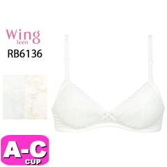 ���R�[�� wacoal �E�C���O �e�B�[�� Wing Teen RB6136 �u���W���[ �W���j�A 3/4�J�b�v �m�����C���[ STEP3 �ȍ� �z������ ABC