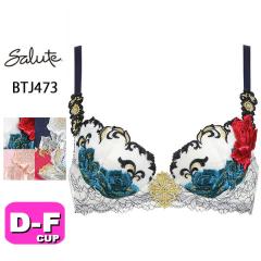 ���R�[�� wacoal �T���[�g salute BTJ473 73�V���[�Y �u���W���[ 3/4�J�b�v �v�b�V���A�b�v�^�C�v P-UP DEF�J�b�v