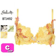 ���R�[�� wacoal �T���[�g salute BTJ492 92�V���[�Y �u���W���[ 3/4�J�b�v �v�b�V���A�b�v�^�C�v P-UP C�J�b�v