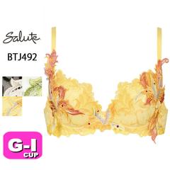 ���R�[�� wacoal �T���[�g salute BTJ492 92�V���[�Y �u���W���[ 3/4�J�b�v �v�b�V���A�b�v�^�C�v P-UP GHI�J�b�v