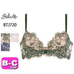 ���R�[�� wacoal �T���[�g salute BTJ720 20�V���[�Y �u���W���[ ���{���u�� 3/4�J�b�v BC�J�b�v