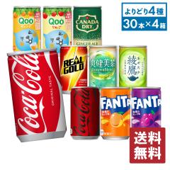 �\�t�g�h�����N �W���[�X �R�J�E�R�[�� �~�j�� �I�ׂ� 160ml �� 30�{����~4�P�[�X�y���������z