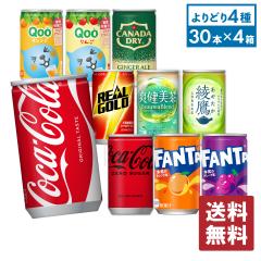 �\�t�g�h�����N �W���[�X �R�J�E�R�[�� �~�j�� �I�ׂ� 160ml �� 30�{����~4�P�[�X�y���������z