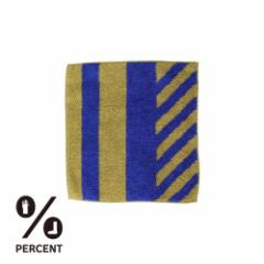 PERCENT@Hand towel STRIPEFBlue 50% Yellow 50%