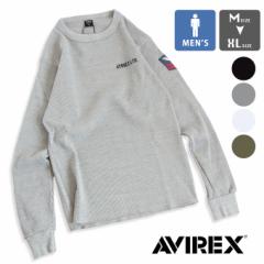 u AVIREX ArbNX v  bt TVc L/S WAFFLE T-SHIRT 783-4130006 7834130006 / T[} T gbvX obNv