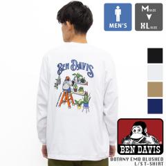 u BEN DAVIS xfCrX v BOTANY EMB BLUSHED L/S T-SHIRT {^jJ hJ OX[u TVc 25380026 / Y  hJ