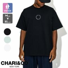 CHARI & CO `AhR[ CIRCLE LOGO EMBROIDERY TEE T[NS TVc  cac-01-2404-02 / CAC01240402 / `AhR[