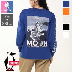 �u CHUMS �`�����X �v Space Booby Moon Brd L/S T �X�y�[�X �u�[�r�[ ���[�� �u���b�V���h �����O�X���[�u T�V���c CH01-2634 / chums 