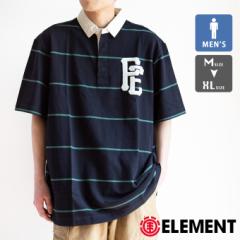 【 ELEMENT エレメント 】 PUBLIC ENEMY PEXE POLO Ｔシャツ ボーダー ポロシャツ BC021-202 / BC021202 / element Tシャツ エレメント 