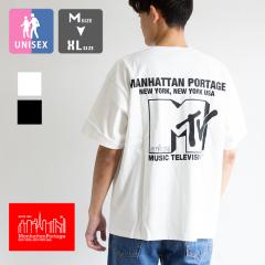 u Manhattan Portage }nb^|[e[W v S/S Print T-Shirt MTV MTV R{ vg  TVc MP-M618 / }nb^ |