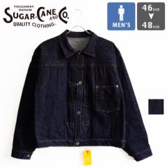 u SUGAR CANE VK[P[ v 13.5oz. BLUE DENIM BLOUSE S1943 MODEL (T-BACK) fj WPbg SC19008T / GW t@[Xg