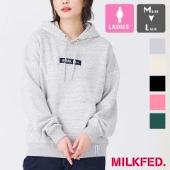 u MILKFED. ~NtFh v EMBROIDERED BAR SWEAT HOODIE MILKFED. GuC_[ o[S XEFbg t[fB[ 103233012023 /