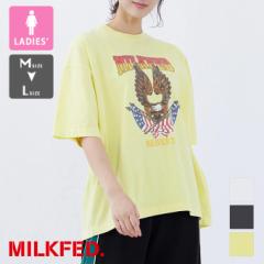 u MILKFED. ~NtFh v EAGLE S/S TEE MILKFED. C[O OtBbN  TVc 103241011001 / 2024SUMMER 