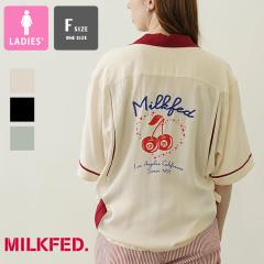 u MILKFED. ~NtFh v CHERRIES BOWLING SHIRTS `F[ {EO Vc 103252014005 / MILKFED.@~NtFh {[O