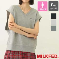 �u MILKFED. �~���N�t�F�h �v V-NECK SWEAT VEST V�l�b�N �X�E�F�b�g �x�X�g 103253021001 / MILKFED.�@�~���N�t�F�h V�l�b�N �X�E�F�b�g