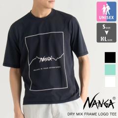 u NANGA iK v DRY MIX FRAME LOGO TEE hC~bNX t[ S TVc N2500-1M509A / jZbNX  hCTVc 5