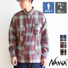 NANGA �i���K FADE TARTAN CHECK CAMP SHIRT �t�F�[�h �^�[�^���`�F�b�N �L�����v�V���c N2530-1I107A / �i���K �V���c ���� �`�F�b�N�V