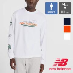 「 new balance ニューバランス 」 New Balance ロングスリーブ Tシャツ MT43575 / ニューバランス ロンT 長袖 Tシャツ トップス ユニセ