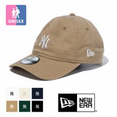 「 NEW ERA ニューエラ 」 9THIRTY ウォッシュド コットン ニューヨーク・ヤンキース ロゴ キャップ 130593 / 帽子 MLB メジャーリーグ 