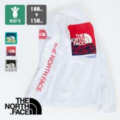 【 THE NORTH FACE ザ ノースフェイス 】 キッズ L/S Sleeve Graphic Tee スリーブ グラフィック L/S Tシャツ NTJ32254 / ロンT プリント