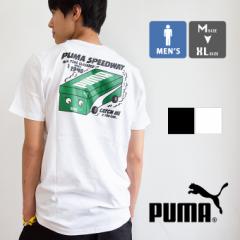【夏割!!】【 PUMA プーマ 】 シューズボックス バックプリント 半袖Tシャツ 597374 / puma tシャツ プーマ tシャツ クルーネック tシャ