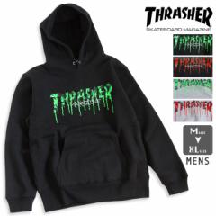 【SALE!!】 THRASHER スラッシャー BLOOD DRIP HOODIE SWEAT PARKA ブラッド ドリップ スウェット パーカ TH95370 / パーカー メンズ ト