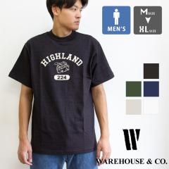 WAREHOUSE EFAnEX Lot 4601 S/S HIGHLAND Tee V[gX[u nCh TVc HIGHLAND / Y Mens  vgTVc
