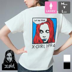 u X-girl GbNXK[ v POP FACE S/S TEE |bv tFCX S TVc 105252011037 / x-girl GbNXK[ TVc T