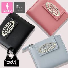u X-girl GbNXK[ v METAL OVAL LOGO BUCKLE WALLET ^ I[o S obN EHbg 105252054002 / x-girl GbN